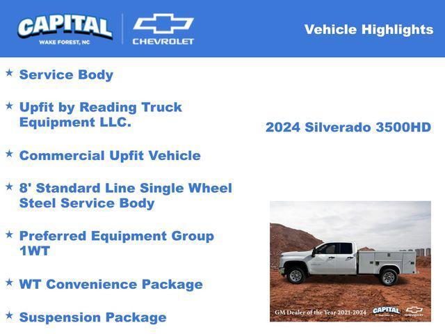 new 2024 Chevrolet Silverado 3500 car, priced at $70,491