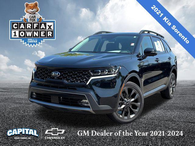 used 2021 Kia Sorento car, priced at $27,500