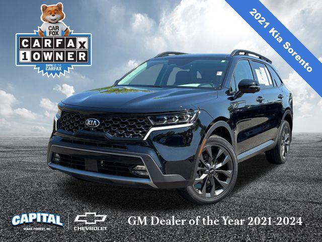 used 2021 Kia Sorento car, priced at $27,500