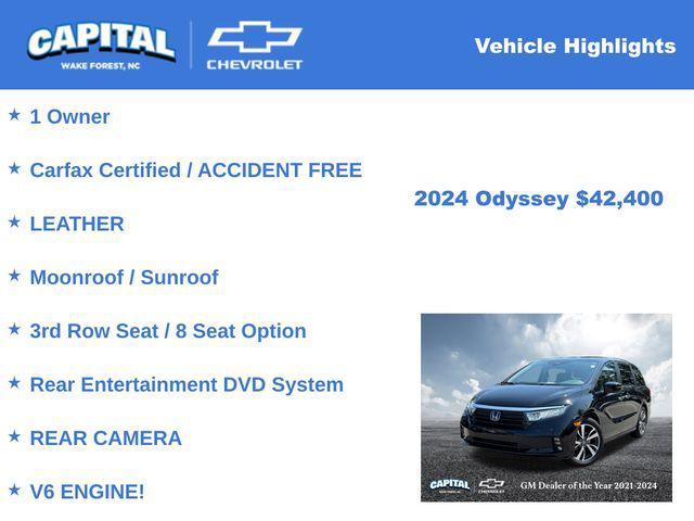used 2024 Honda Odyssey car, priced at $42,400