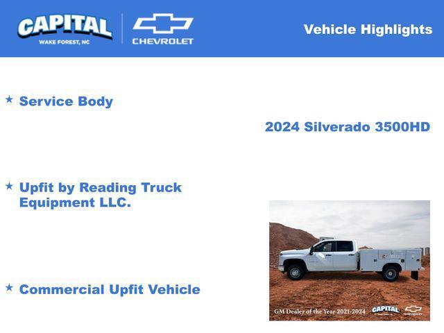 new 2024 Chevrolet Silverado 3500 car, priced at $74,104
