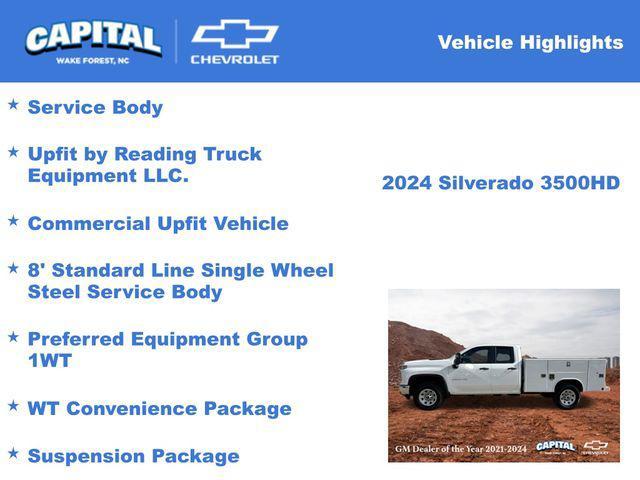 new 2024 Chevrolet Silverado 3500 car, priced at $70,491