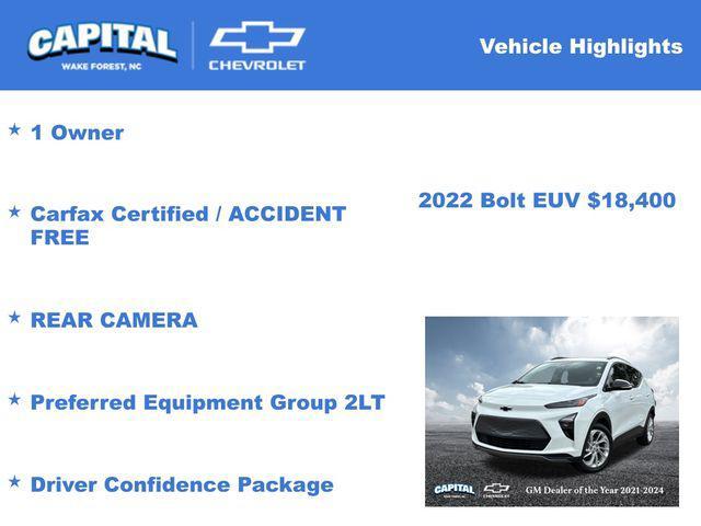 used 2022 Chevrolet Bolt EUV car, priced at $18,400