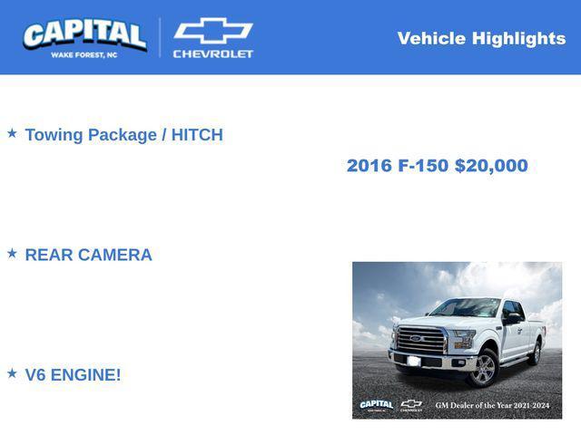 used 2016 Ford F-150 car, priced at $20,000