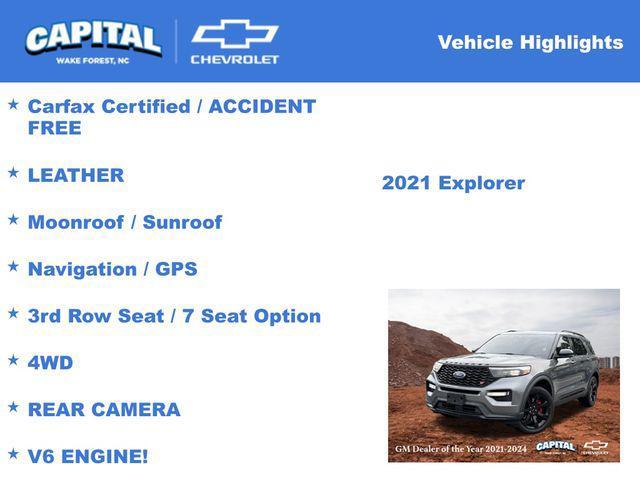 used 2021 Ford Explorer car, priced at $35,200