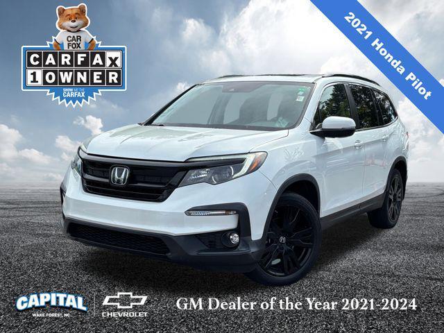 used 2021 Honda Pilot car, priced at $32,800