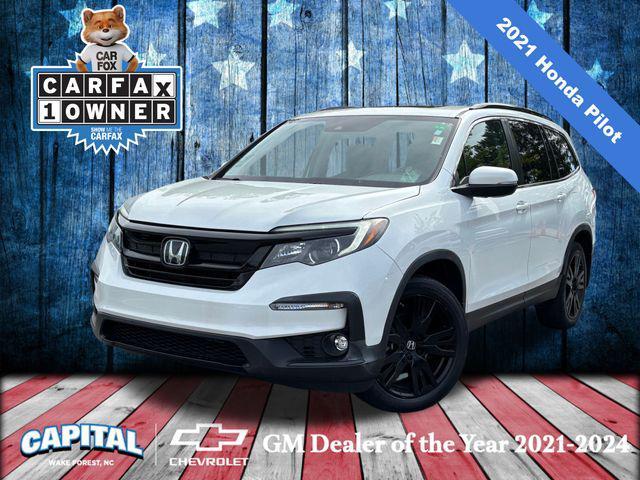 used 2021 Honda Pilot car, priced at $30,400