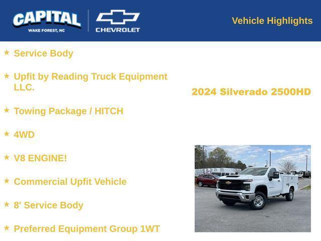 new 2024 Chevrolet Silverado 2500 car, priced at $66,021