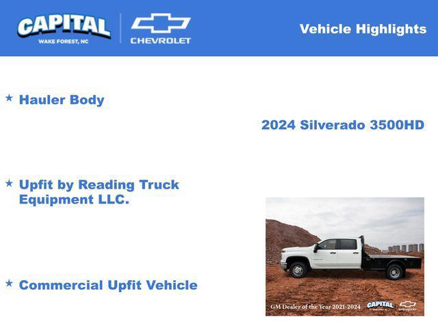new 2024 Chevrolet Silverado 3500 car, priced at $71,434