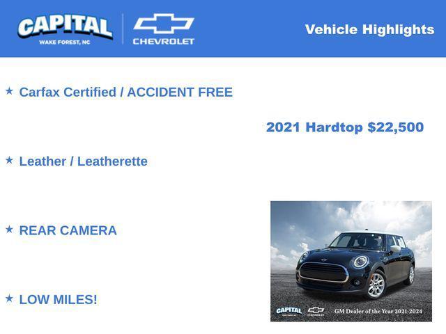 used 2021 MINI Hardtop car, priced at $22,500