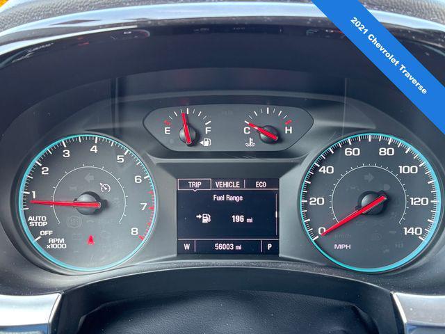 used 2021 Chevrolet Traverse car, priced at $25,400