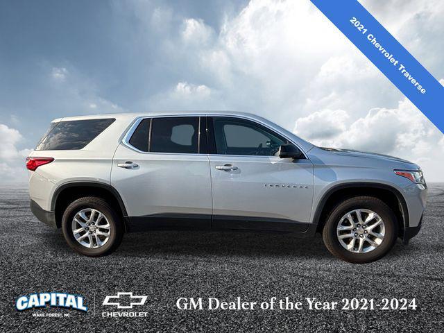 used 2021 Chevrolet Traverse car, priced at $25,400