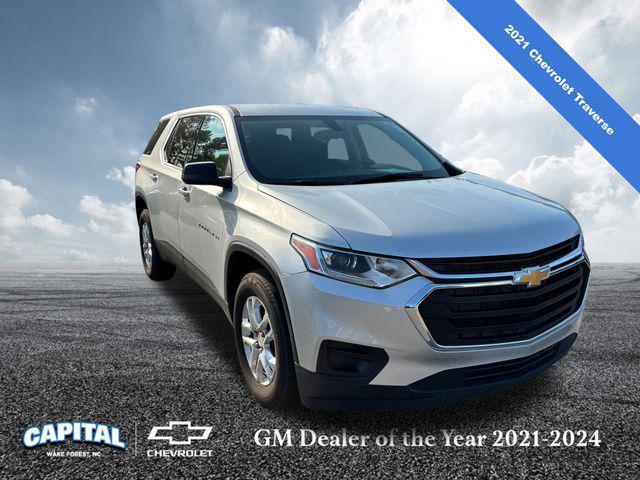 used 2021 Chevrolet Traverse car, priced at $25,400