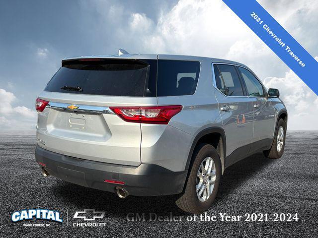 used 2021 Chevrolet Traverse car, priced at $25,400
