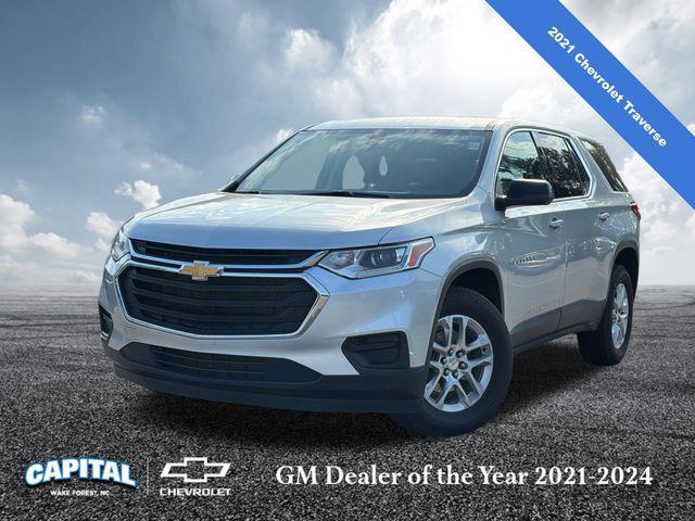 used 2021 Chevrolet Traverse car, priced at $25,400