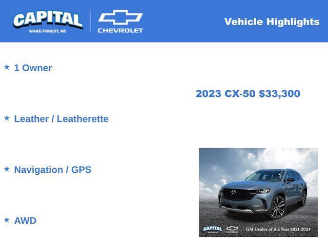 used 2023 Mazda CX-50 car, priced at $33,300