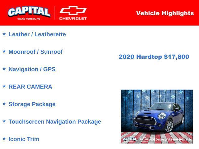 used 2020 MINI Hardtop car, priced at $17,800