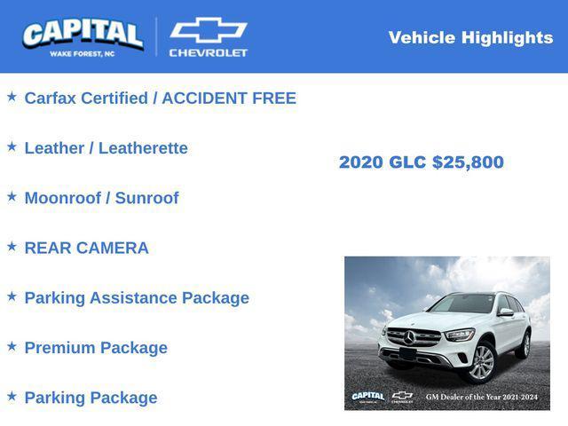 used 2020 Mercedes-Benz GLC 300 car, priced at $25,800