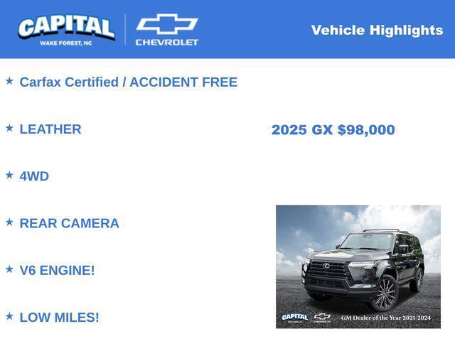 used 2025 Lexus GX 550 car, priced at $98,000