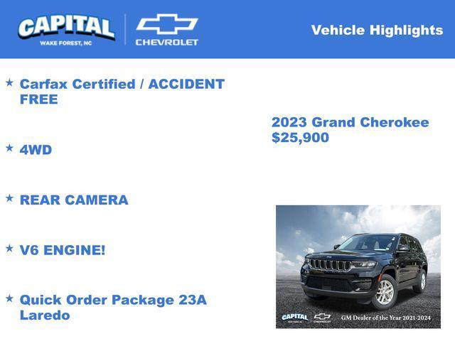 used 2023 Jeep Grand Cherokee car, priced at $25,900