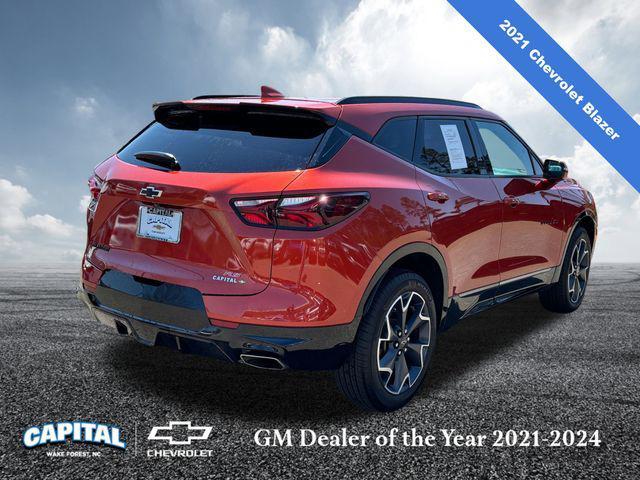 used 2021 Chevrolet Blazer car, priced at $27,700