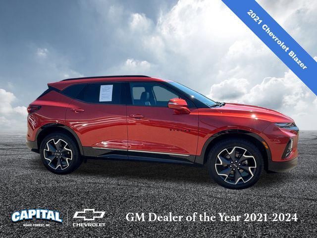 used 2021 Chevrolet Blazer car, priced at $27,700