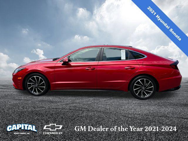 used 2021 Hyundai Sonata car, priced at $22,000