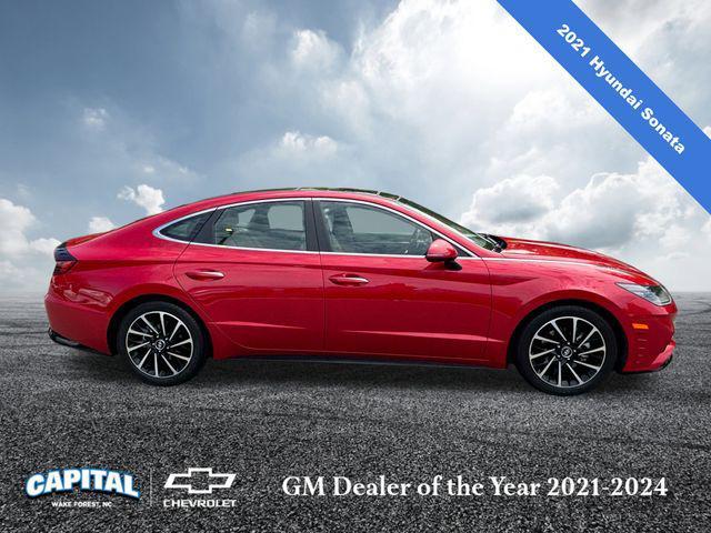used 2021 Hyundai Sonata car, priced at $22,000