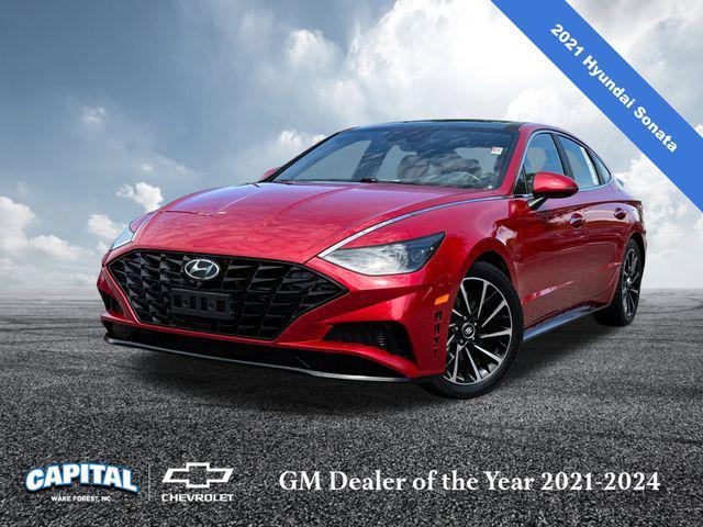 used 2021 Hyundai Sonata car, priced at $22,000