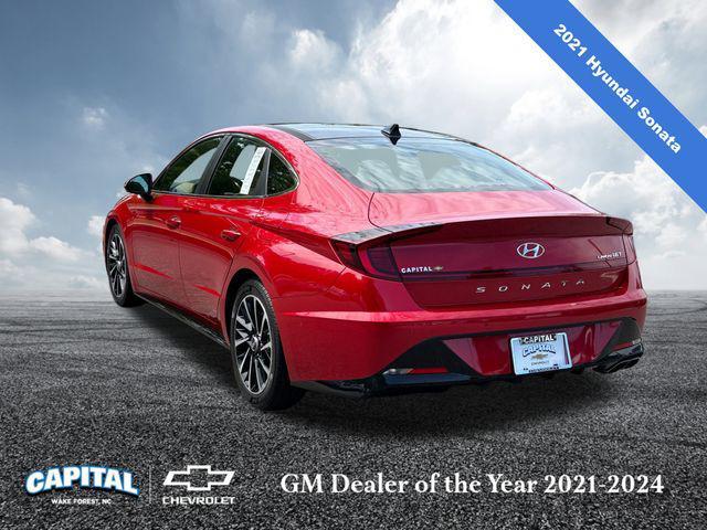used 2021 Hyundai Sonata car, priced at $22,000