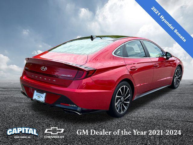 used 2021 Hyundai Sonata car, priced at $22,000