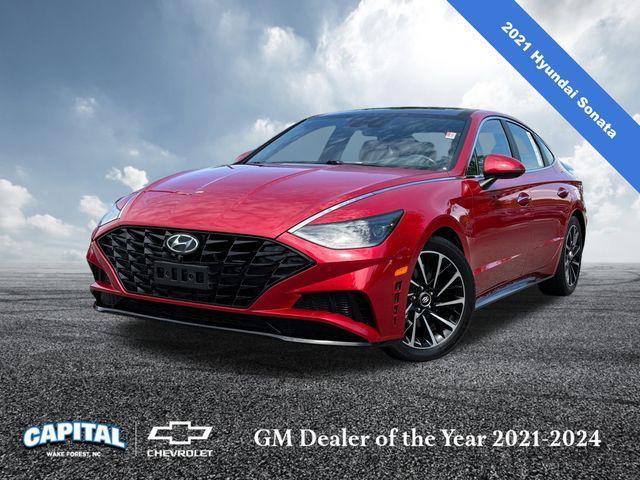 used 2021 Hyundai Sonata car, priced at $22,000