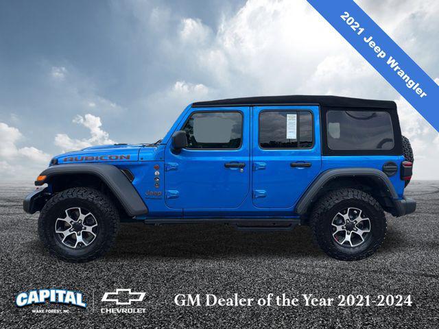 used 2021 Jeep Wrangler Unlimited car, priced at $34,400