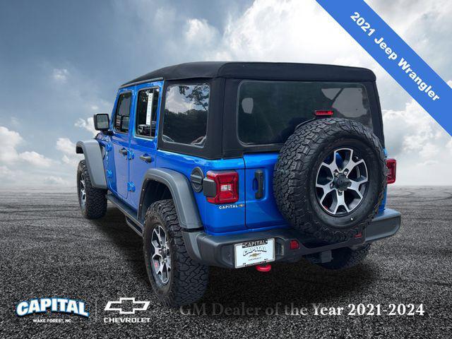 used 2021 Jeep Wrangler Unlimited car, priced at $34,400
