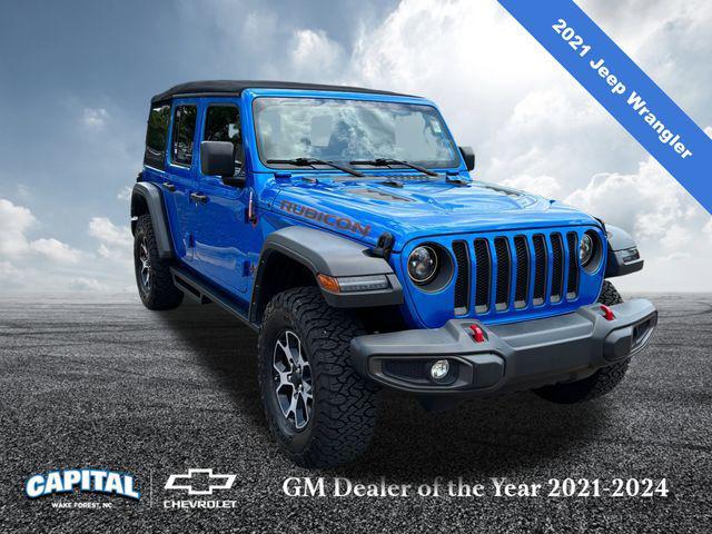used 2021 Jeep Wrangler Unlimited car, priced at $34,400