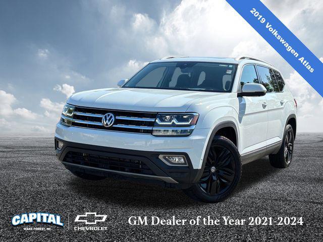 used 2019 Volkswagen Atlas car, priced at $21,400