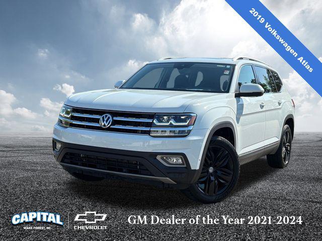 used 2019 Volkswagen Atlas car, priced at $21,400