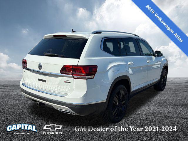 used 2019 Volkswagen Atlas car, priced at $21,400