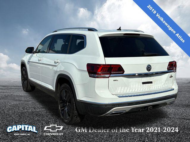 used 2019 Volkswagen Atlas car, priced at $21,400