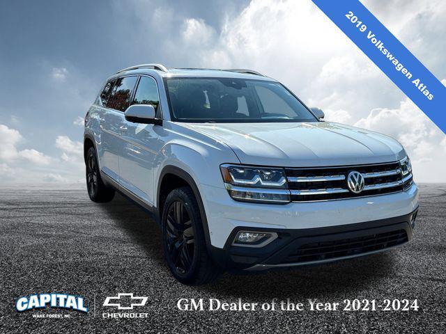 used 2019 Volkswagen Atlas car, priced at $21,400