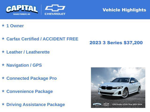 used 2023 BMW 330 car, priced at $37,200