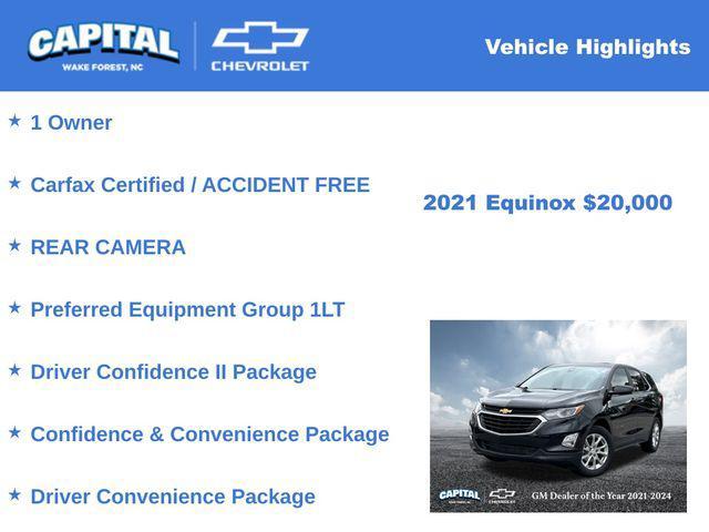 used 2021 Chevrolet Equinox car, priced at $20,000