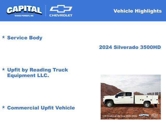 new 2024 Chevrolet Silverado 3500 car, priced at $68,743