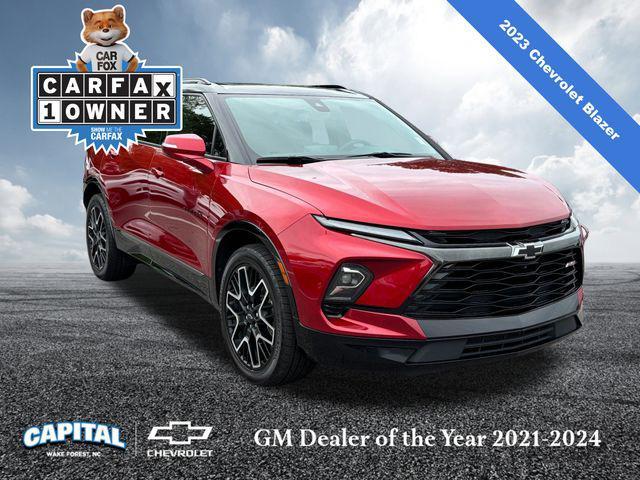 used 2023 Chevrolet Blazer car, priced at $33,500