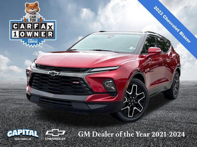 used 2023 Chevrolet Blazer car, priced at $33,500