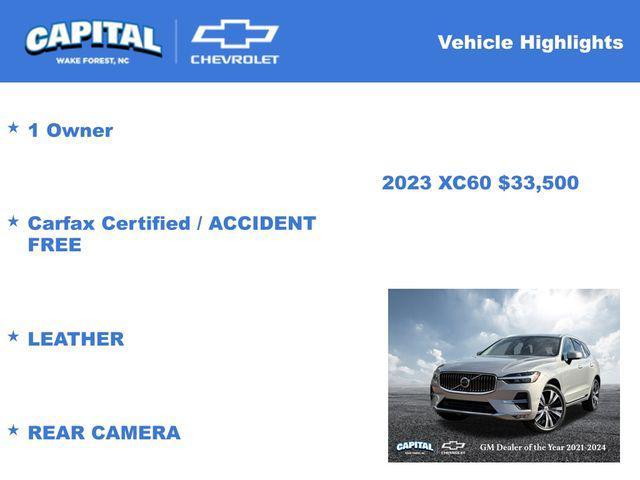 used 2023 Volvo XC60 car, priced at $34,500