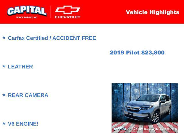 used 2019 Honda Pilot car, priced at $23,800
