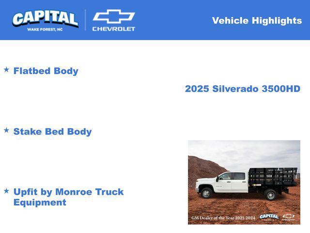new 2025 Chevrolet Silverado 3500 car, priced at $70,140