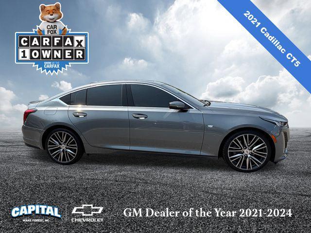 used 2021 Cadillac CT5 car, priced at $32,000