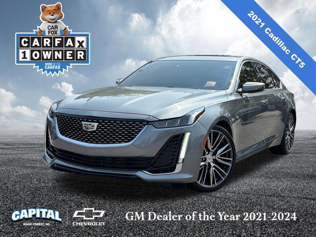 used 2021 Cadillac CT5 car, priced at $32,000